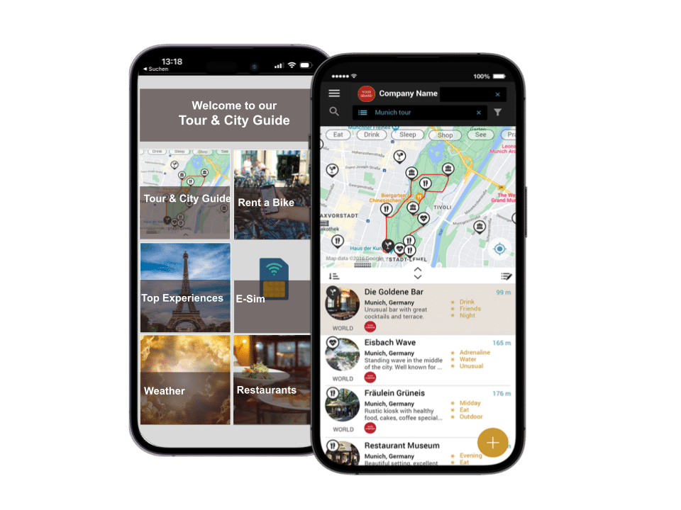 Digital Tour and City Guide for Bike Rental & Tours